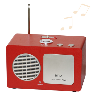 Easy to Use Radio and Music Player for Seniors